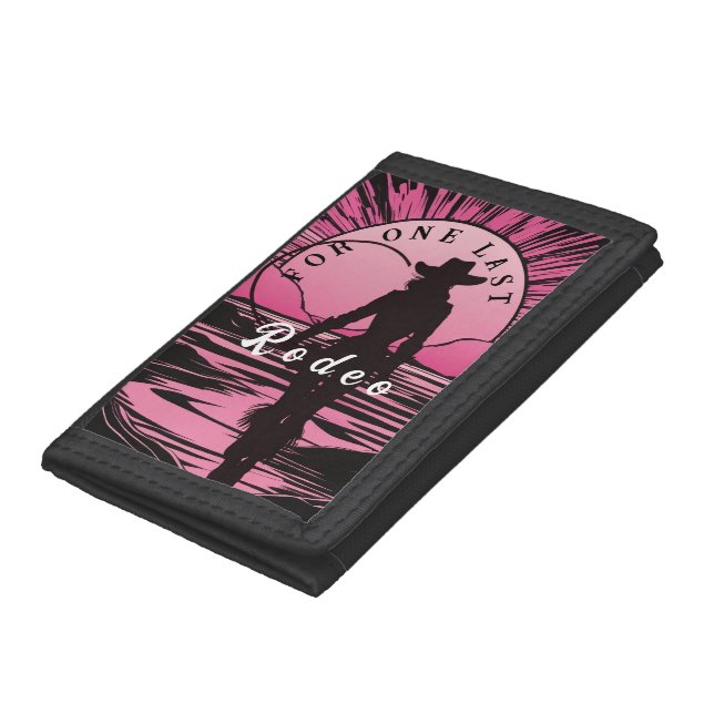 One Last Rodeo Bachelorette Trifold Wallet (Bottom)