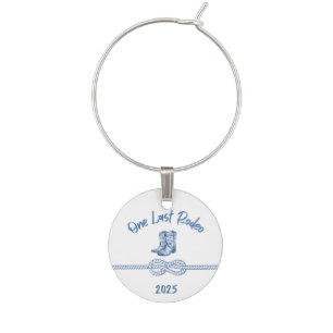 "One Last Rodeo" Wine Charm 