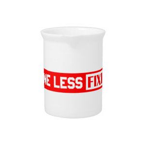 One Less Fixie Drink Pitcher