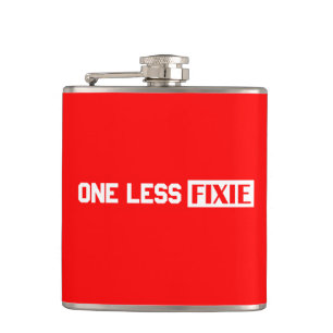 One Less Fixie Flask