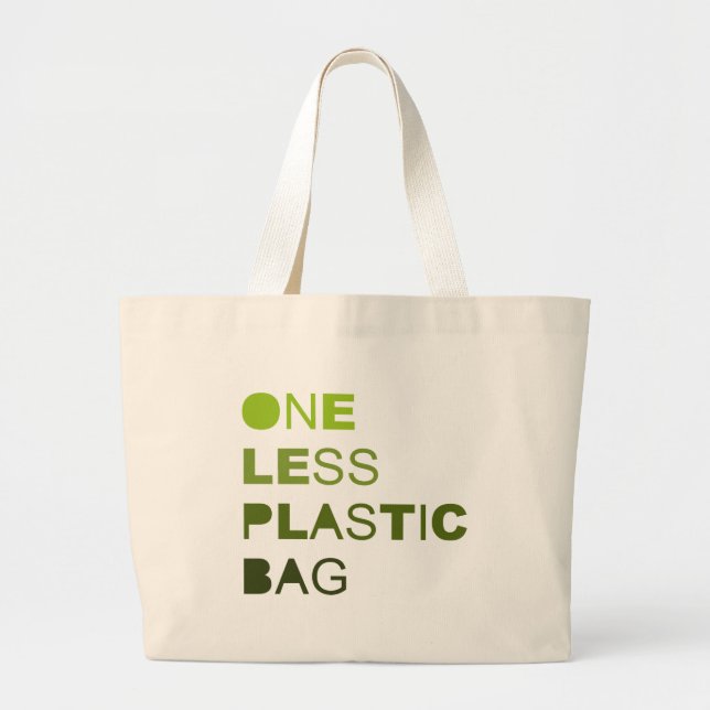 One less plastic bag T-shirt / Earth Day T-shirt (Front)