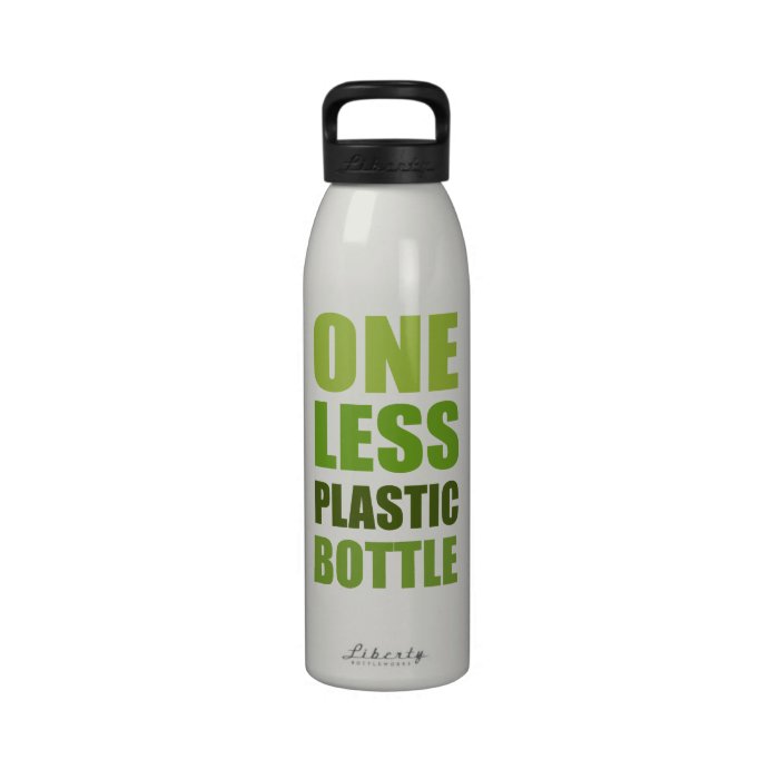 One Less Plastic Bottle Water Bottles