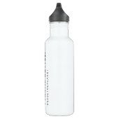 One Less Plastic | Save The Planet Eco Modern Stainless Steel Water Bottle (Right)