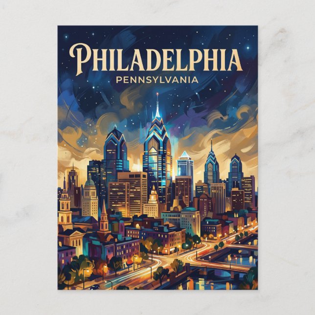 One Liberty Place USA Postcard (Front)