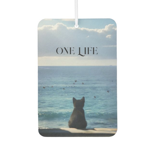 One Life Cat perfume Air Freshener (Front)