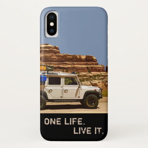 ONE LIFE  LIVE IT iPhone X CASE
