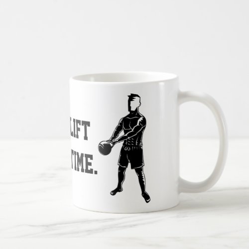 One Lift At A Time Kettlebell Weights Coffee Mug