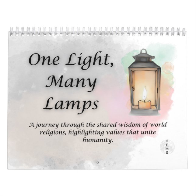 "One Light, Many Lamps: Unity in Diversity" Calendar (Cover)