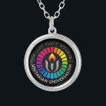 One light many windows Unitarian Universalism  Silver Plated Necklace<br><div class="desc">One light many windows. One source of goodness translated through different ways of understanding. While people may have a different window we are all trying to be better than we were yesterday.</div>