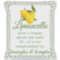 ONE Limoncello Clear Modern Bottle Label