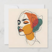 One line woman art (Front)