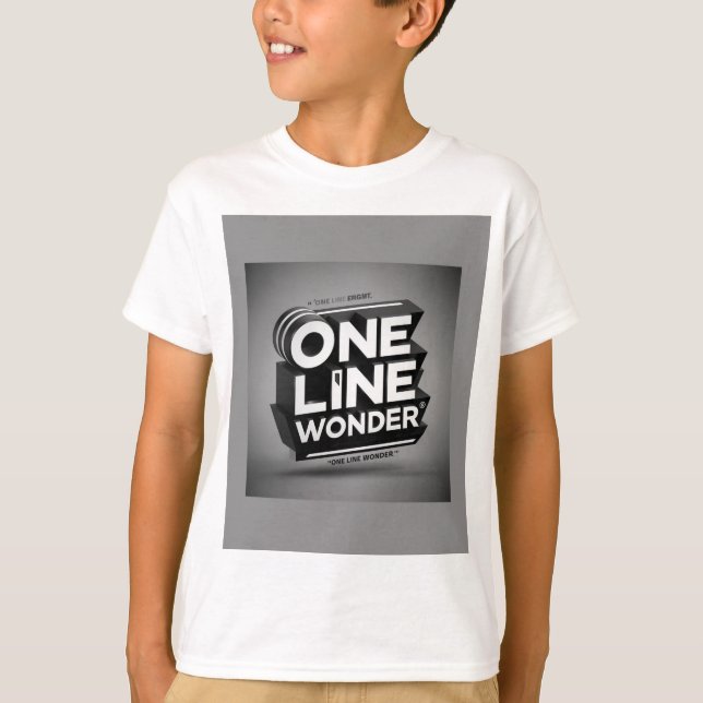 One Line Wonder T-shirt (Front)