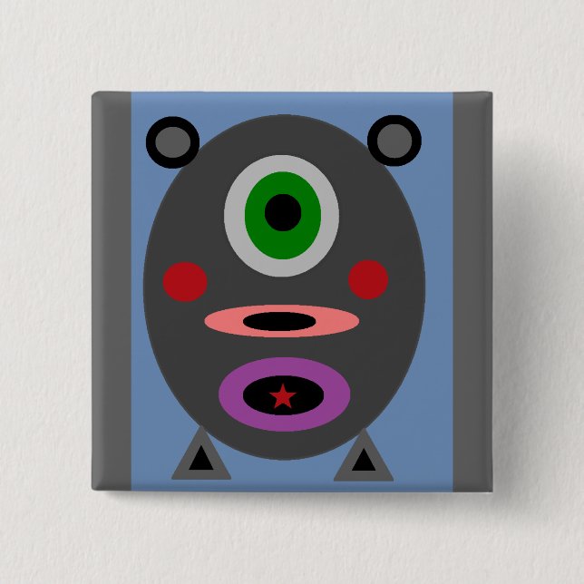 One Little Piggy Pinback Button (Front)