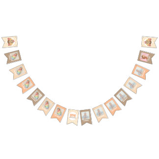 One Little Turkey Birthday Banner | First Birthday