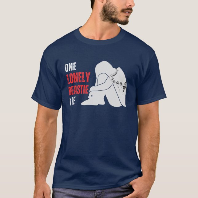 ONE LONELY BEASTIE I BE  T-Shirt (Front)