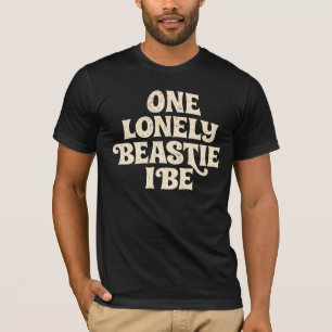 One Lonely Beastie I Be Vintage Retro Groovy  T-Shirt