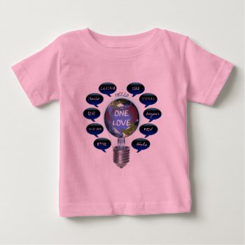 One Love Baby T-shirt by BaileysByDesign at Zazzle