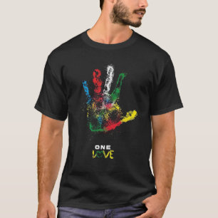 One love Bob Marley classic graphic t-shirt