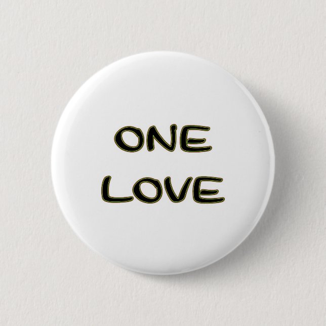 One Love Button (Front)