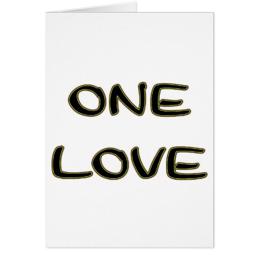 One Love Cards (Front)