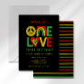 One Love First Reggae Birthday Invitation