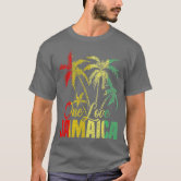  One Love Jamaica Vacation Jamaican Reggae Music Caribbean  T-Shirt : Clothing, Shoes & Jewelry