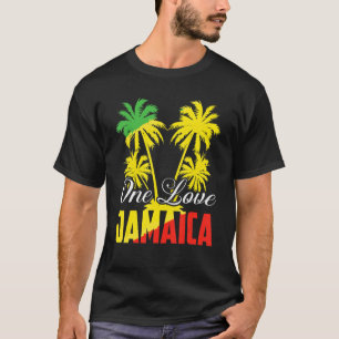 One Love Jamaica Rasta Reggae Music Caribbean T-Shirt