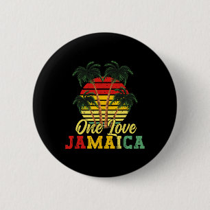 One Love Jamaica Summer Family Vacation Jamaican R Button