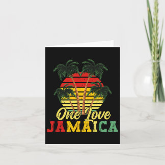 One Love Jamaica Summer Family Vacation Jamaican R Card