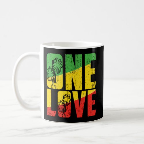 One Love Jamaica Vacation Jamaican Reggae Music Ca Coffee Mug