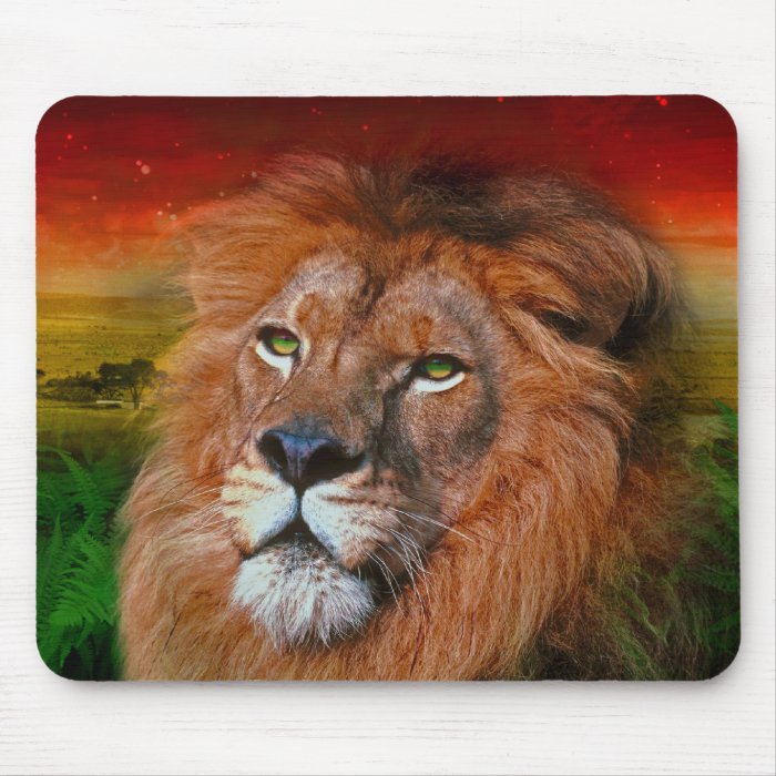 One Love Lion II   Mouse Pad