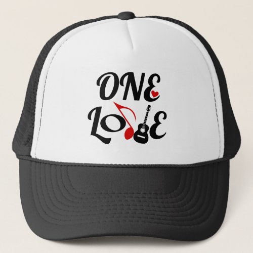 One Love Music Trucker Hat