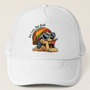 One Love One Bark Funny Dog Trucker Hat