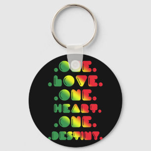 ONE LOVE, ONE HEART, ONE DESTINY KEYCHAIN