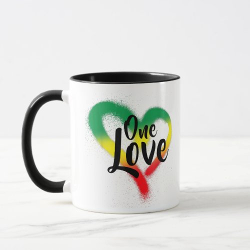 One Love One Heart Reggae Vibes Mug