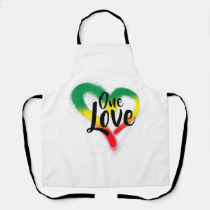 One Love One Heart Reggae VibesOne Love One Heart Apron