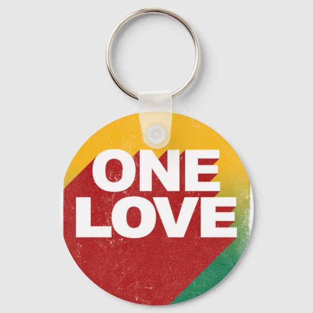 One Love Poster Keychain (Front)
