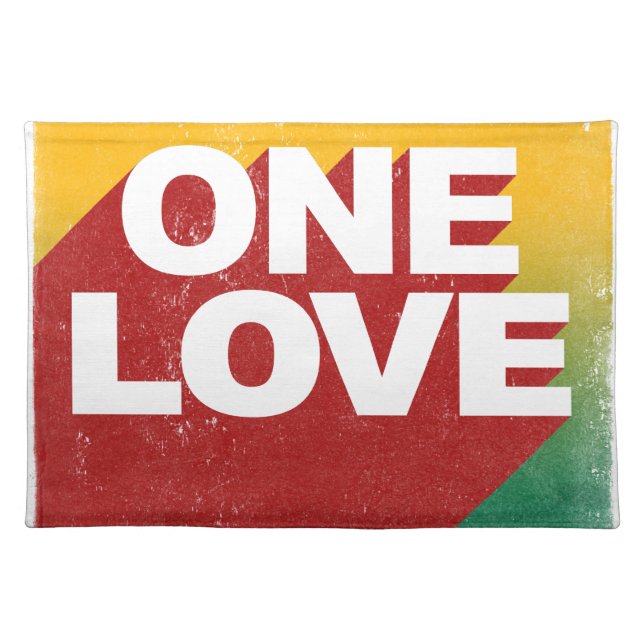 One Love Poster Placemat (Front)