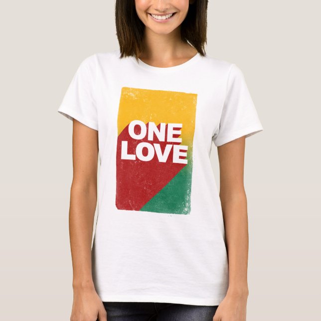 One Love Poster T-Shirt (Front)