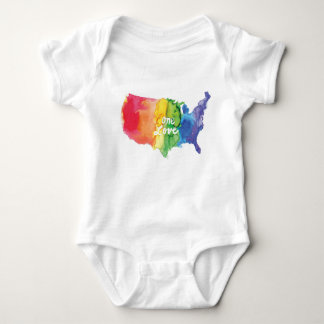 "One Love" Pride Creeper for Babies