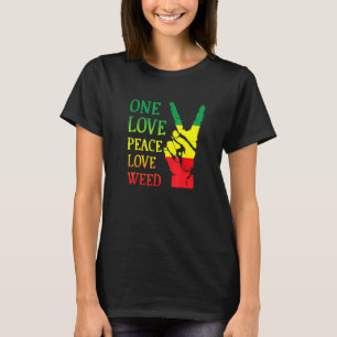 One Love Pride Jamaica Caribbean Rasta Vacation T-Shirt