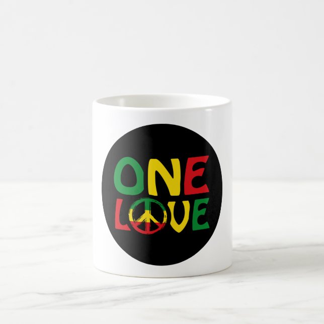 One Love Reggae Coffee Mug (Center)