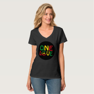 One Love, Reggae design T-Shirt