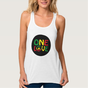 One Love, Reggae design Tank Top