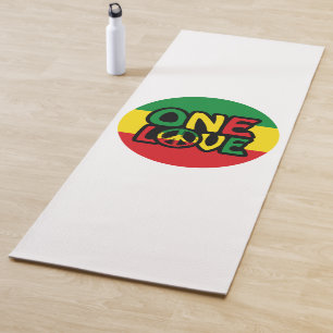 One Love Reggae Yoga Mat