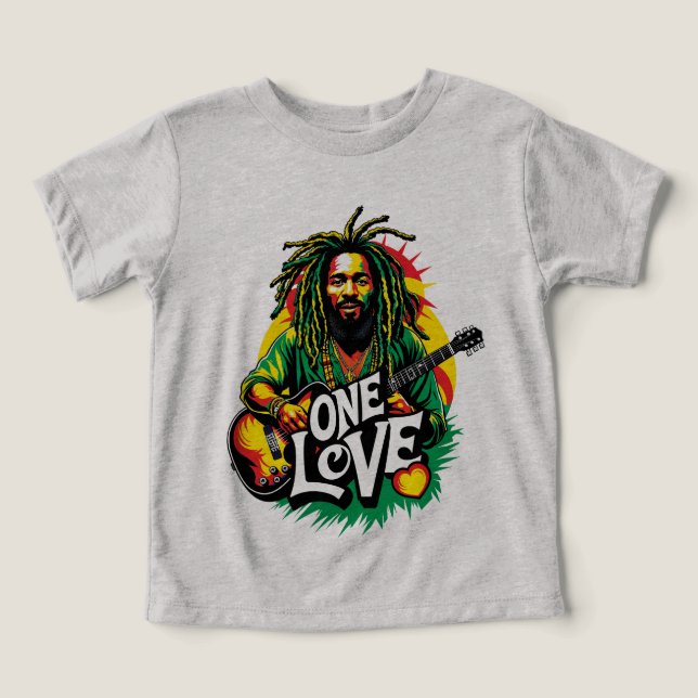 One Love Shirt the King of Reggae (Design Front)