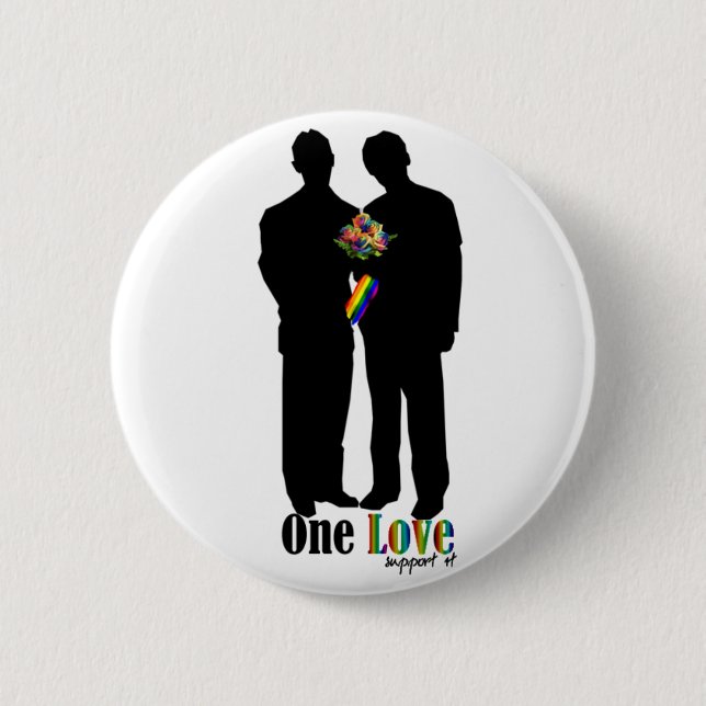 One Love..show your support Button (Front)