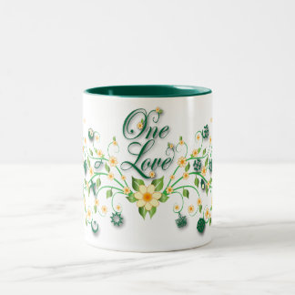 One Love Vine Two-Tone Coffee Mug