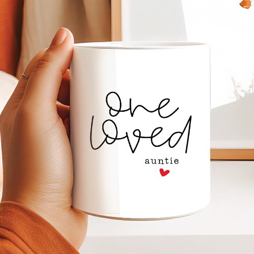 One Loved Auntie Coffee Mug