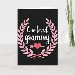 One Loved Grammy Hello Card